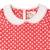 Blouse de noël  à col claudine Rouge blanc 2 - vertbaudet enfant 