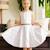 Robe cérémonie   lin    hepburn Blanc or 1 - vertbaudet enfant 