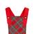 Robe de noël   velours et tartan   christmas Rouge 4 - vertbaudet enfant 
