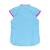 Blouse chinoise    annam Bleu turquoise rose fuchsia 4 - vertbaudet enfant 