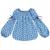 Blouse intersaison fleurie   liberty   col smocks  chimene Bleu lilas+Bleu roi+Marron beige+Orange+Rouge fleuri 10 - vertbaudet enfant 
