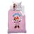 Parure de lit imprimée 100% coton, disney home minnie happy Rose 3 - vertbaudet enfant 