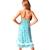 Robe de plage longue   jersey    eugenie Blanc vert 2 - vertbaudet enfant 