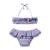 Maillot de bain 2 pièces       swan Bleu rouge 1 - vertbaudet enfant 