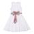 Robe cérémonie   liberty  qui tourne  hepburn Blanc rose 4 - vertbaudet enfant 