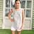 Blouse  en lin  et fine dentelle  anais Gris souris 6 - vertbaudet enfant 