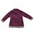 Manteau kimono court   velours   capucine Bordeaux prune 4 - vertbaudet enfant 