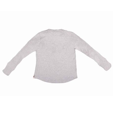T-shirt henley    manches longues  augustin Gris souris 4 - vertbaudet enfant 