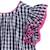 Robe  vichy   ample  butterfly Bleu marine blanc 5 - vertbaudet enfant 