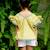 Blouse liberty   à volants  butterfly Blanche fuchsia+Jaune bleu+Rose bleu pastel+Violet bleu 8 - vertbaudet enfant 