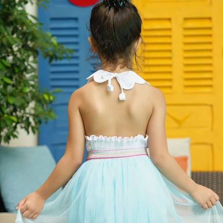 Blouse  été  - col forme pétale  tulipe Blanc 2 - vertbaudet enfant 
