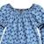 Blouse intersaison fleurie   liberty   col smocks  chimene Bleu lilas+Bleu roi+Marron beige+Orange+Rouge fleuri 9 - vertbaudet enfant 