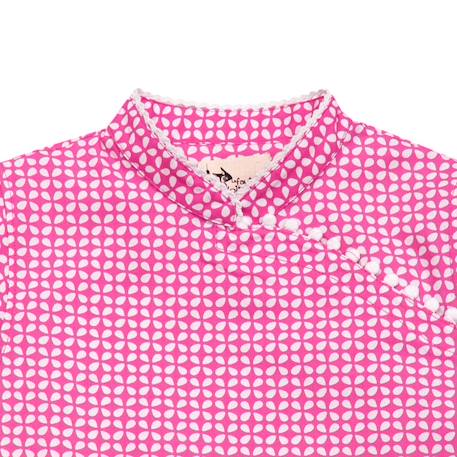 Robe chinoise   coton    annam Rose fuchsia 2 - vertbaudet enfant 