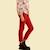 Ensemble   pantalon velours  & blouse fleurie Rouge 2 - vertbaudet enfant 