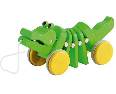 Alligator à tirer Vert 1 - vertbaudet enfant 