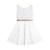 Robe cérémonie   lin    hepburn Blanc or 3 - vertbaudet enfant 