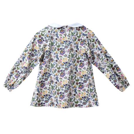 Blouse fleurie liberty  pour   col claudine Multicolore 4 - vertbaudet enfant 