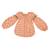 Blouse fleurie hiver   fleuri   col smocks  chimene Orange rouge 4 - vertbaudet enfant 