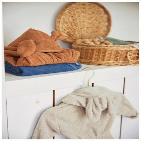 Peignoir enfant en coton Beige+Bleu+Caramel+Marron 6 - vertbaudet enfant 