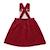 Robe salopette   velours    ecolière Bordeaux+Rose pastel 5 - vertbaudet enfant 
