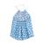 Blouse  liberty    tulipe Bleu roi blanc 5 - vertbaudet enfant 