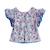Blouse liberty   à volants  butterfly Blanche fuchsia+Jaune bleu+Rose bleu pastel+Violet bleu 21 - vertbaudet enfant 