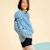 Blouse intersaison fleurie   liberty   col smocks  chimene Bleu lilas+Bleu roi+Marron beige+Orange+Rouge fleuri 7 - vertbaudet enfant 
