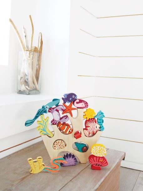 Récif de corail empilable Beige 3 - vertbaudet enfant 