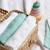 Lot de 3 langes bébé motif chats Vert 4 - vertbaudet enfant 