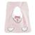 Bavoir avec attache scratch modèle mistinguette Rose 1 - vertbaudet enfant 