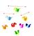 Mobile dragons Multicolore 2 - vertbaudet enfant 