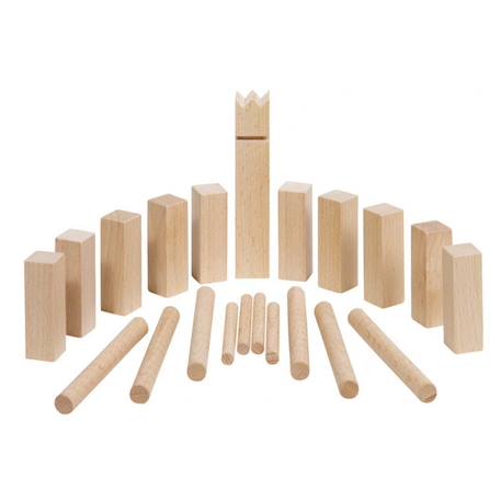 Kubb, jeu des vikings Beige 1 - vertbaudet enfant 
