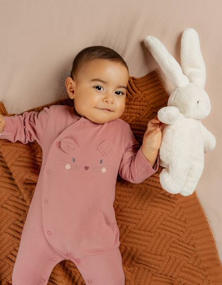 Pyjama bébé jersey Rose 2 - vertbaudet enfant 