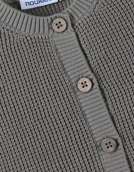 Cardigan en tricot coton Vert 5 - vertbaudet enfant 