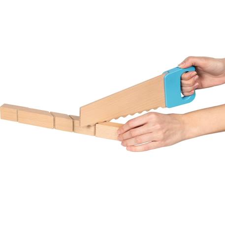 Scie et blocs en bois à scratch Beige 2 - vertbaudet enfant 