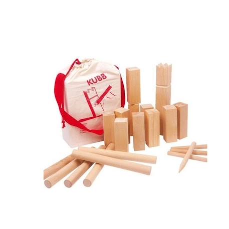 Kubb, jeu des vikings Beige 2 - vertbaudet enfant 