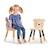 Table et chaises forêt pour enfant Beige 2 - vertbaudet enfant 