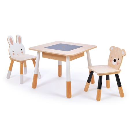 Table et chaises forêt pour enfant Beige 1 - vertbaudet enfant 