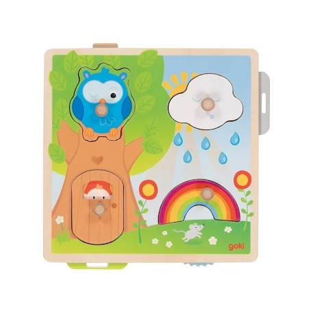 Puzzle avec images cachées - hibou Beige 1 - vertbaudet enfant 