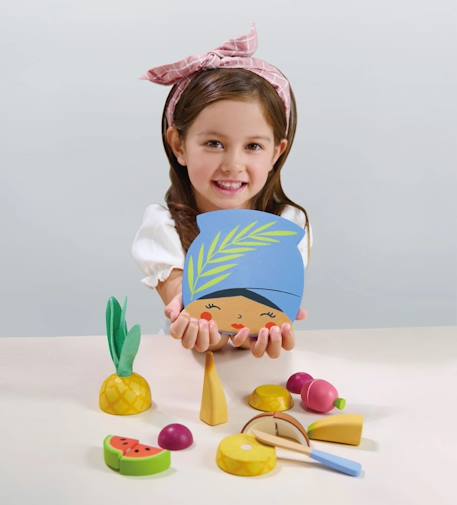 Planche à découper fruits tropicaux Bleu 4 - vertbaudet enfant 