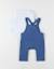 Ensemble salopette + t-shirt denim Bleu 3 - vertbaudet enfant 