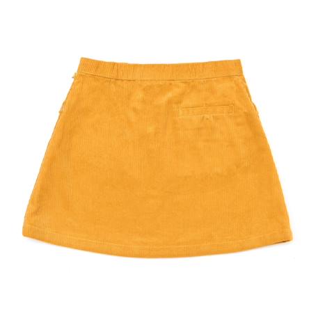 Jupe   en velours   vanessa Jaune 4 - vertbaudet enfant 