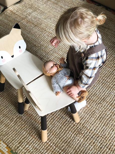 Chaise forêt renard Beige 2 - vertbaudet enfant 