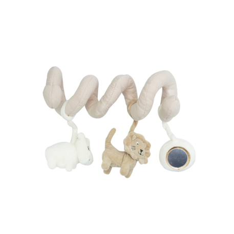Spirale d'activité lion et hippopotame Beige 1 - vertbaudet enfant 