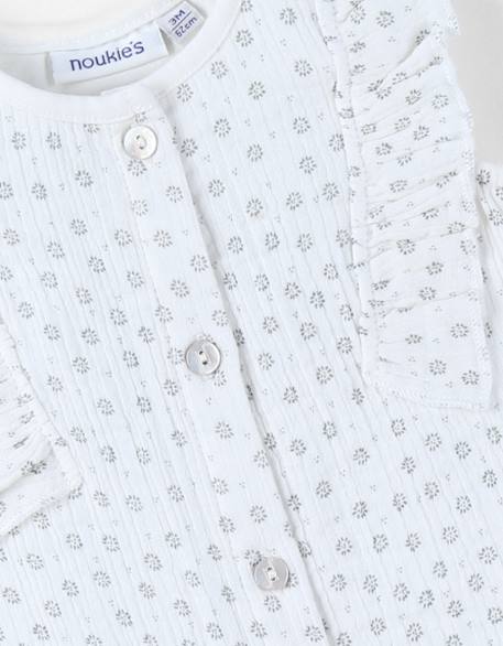 Combinaison style et confort coton Blanc 4 - vertbaudet enfant 