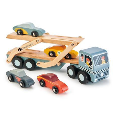 Camion transporteur de voitures Gris 1 - vertbaudet enfant 