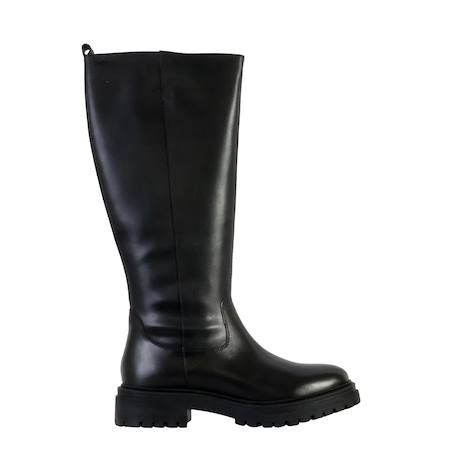 Bottes en cuir  à fermeture éclair Noir 1 - vertbaudet enfant 