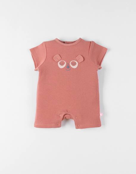 Barboteuse jersey Rouge 1 - vertbaudet enfant 
