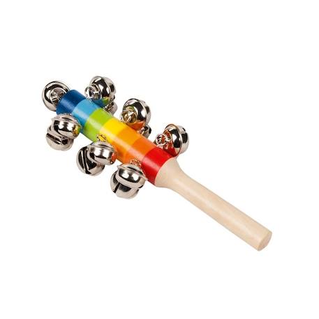 Bâton coloré avec 13 clochettes Rouge 1 - vertbaudet enfant 