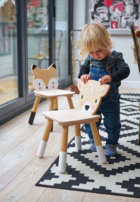 Chaise forêt cerf Beige 2 - vertbaudet enfant 